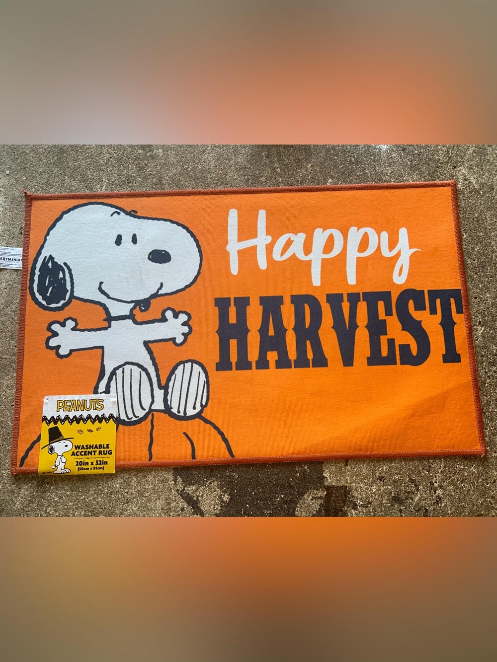 Snoopy Happy Harvest Fall Accent Rug